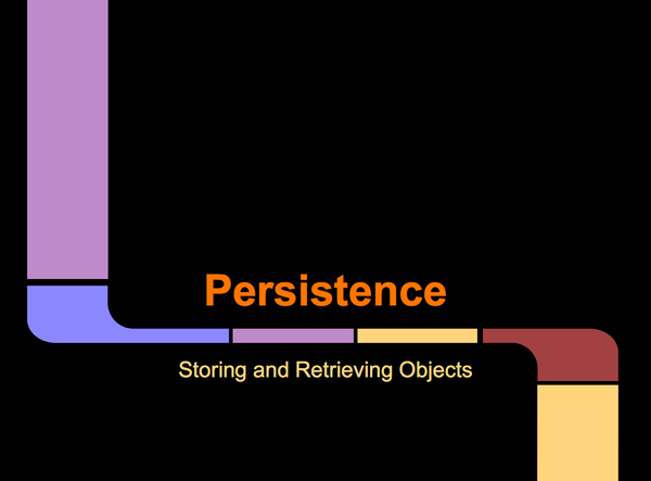 Larson — Object Persistence