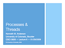 Lecture 6: Processes & Threads