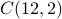 C(12,2)